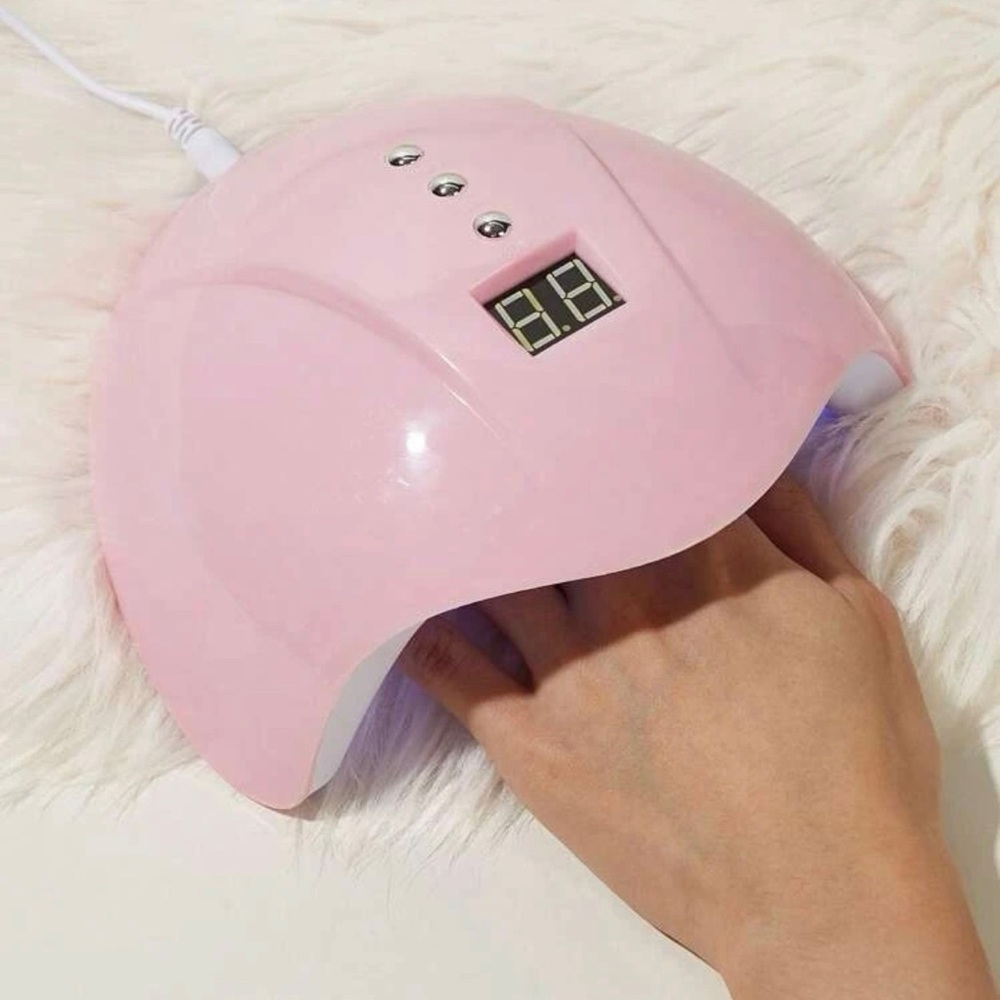 Pink UV LED Nail Lamp